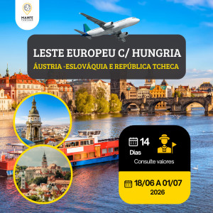 LESTE EUROPEU C/ HUNGRIA -ÁUSTRIA -ESLOVÁQUIA e REPÚBLICA TCHECA 